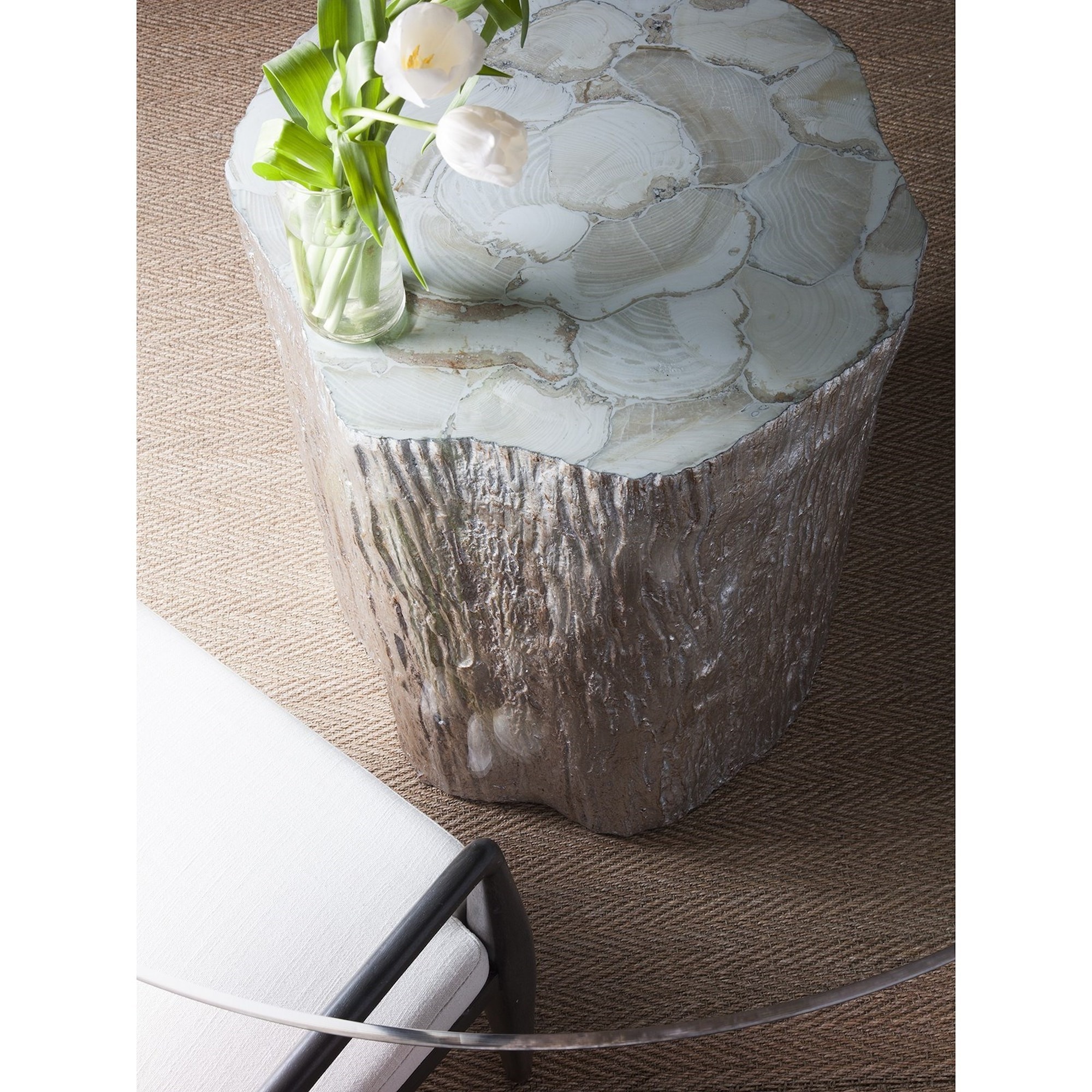 Artistica Trunk Segment 203787056C Trunk Segment Round Dining Table